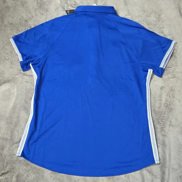 Under Armour Women's Polo Bright Blue Shirt - Picture 6 of 6